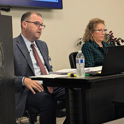 Michael Robinson speaking at Virginia CLE DUI and serious traffic seminar